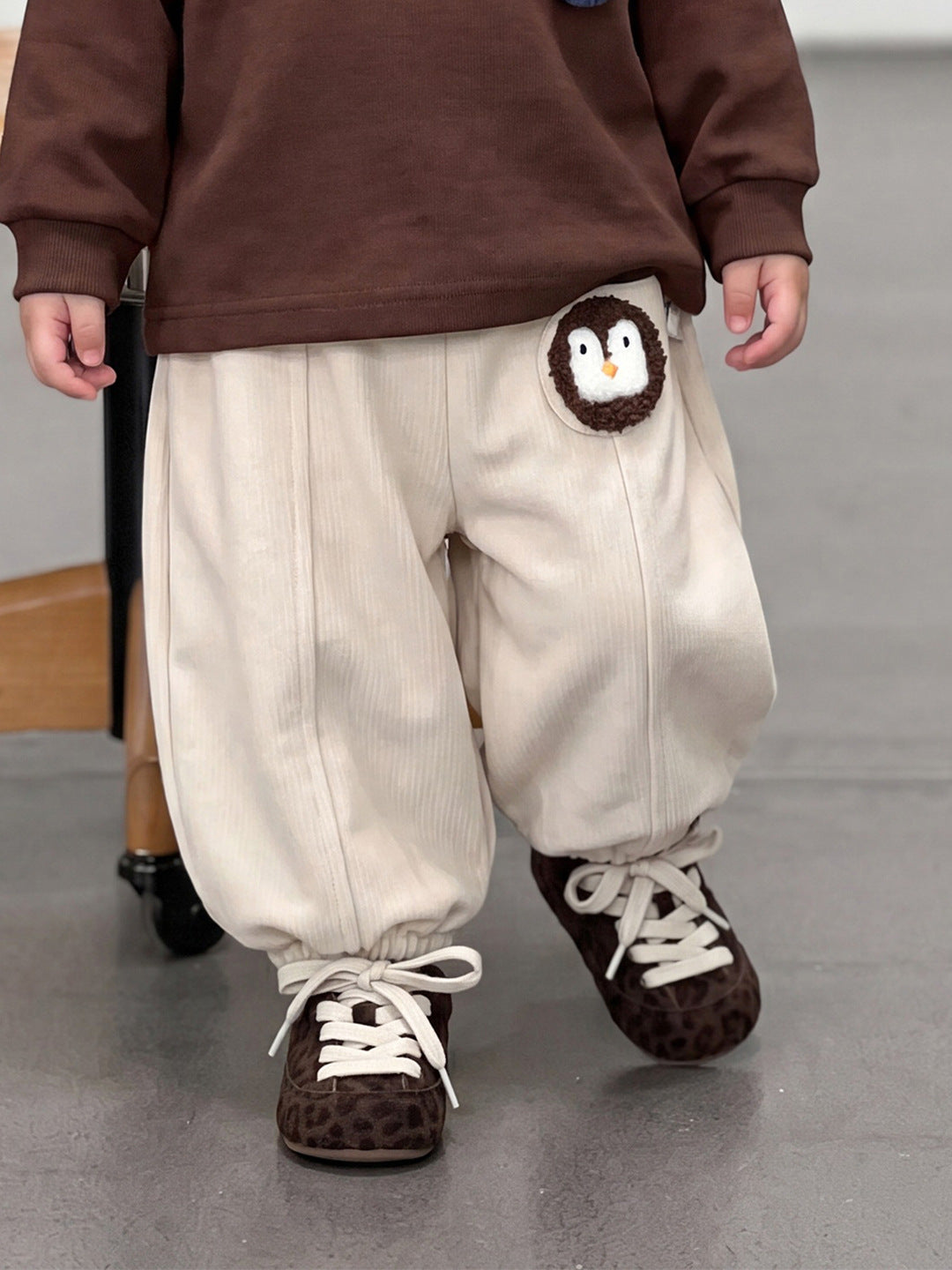 Outfit Set Simple Stripe Hoodie and Sweatpants Two-Piece Wear