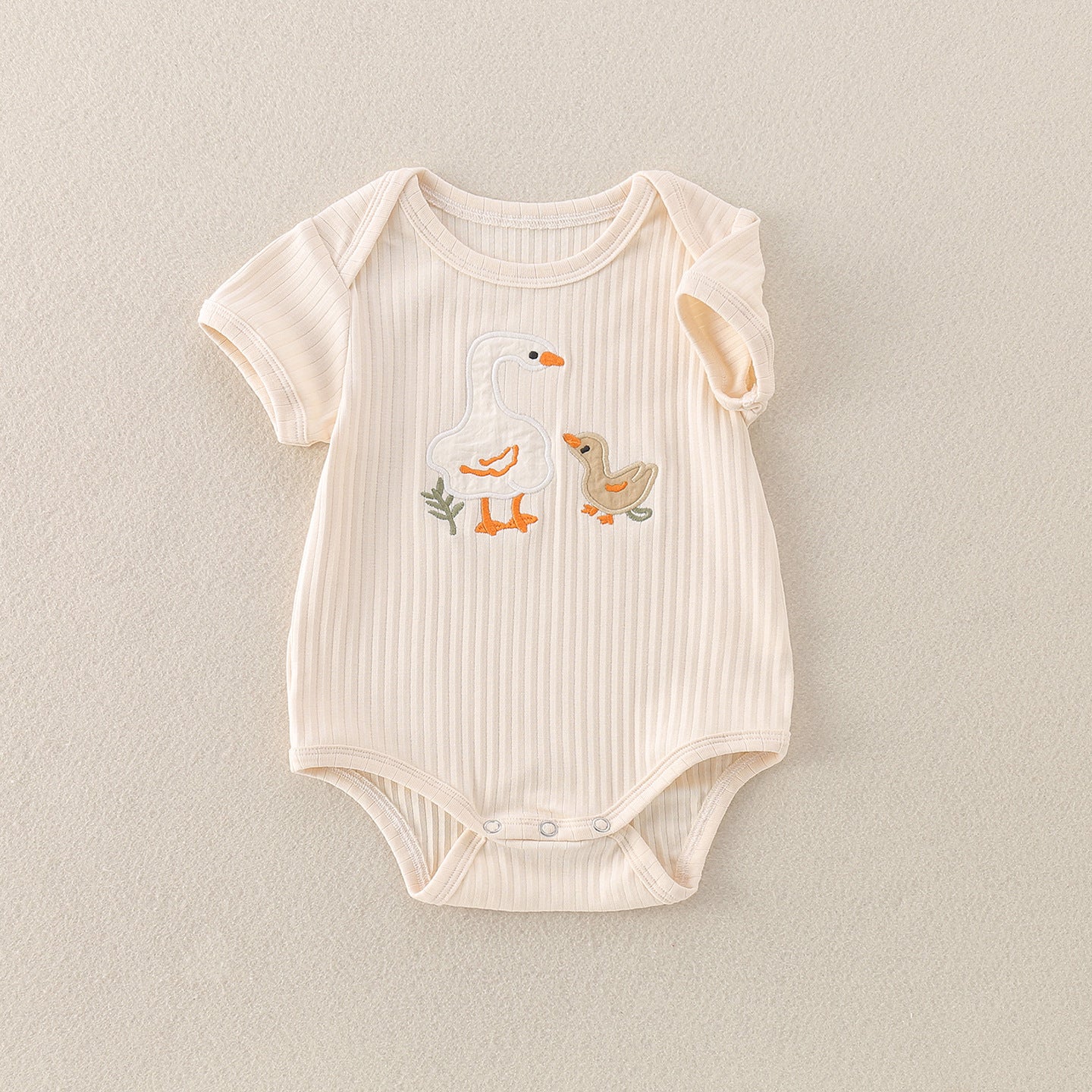Lightweight Cartoon Print Triangular Romper for Babies