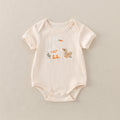 Lightweight Cartoon Print Triangular Romper for Babies