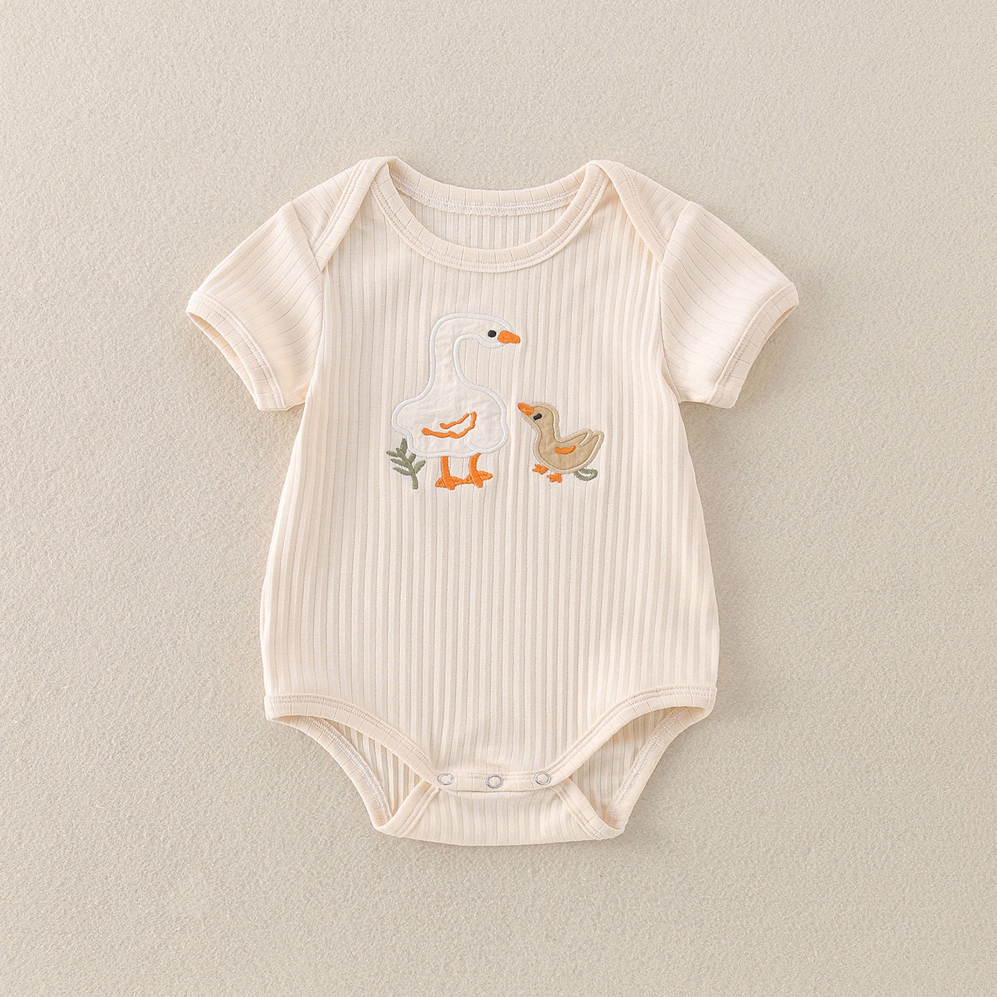 Lightweight Cartoon Print Triangular Romper for Babies