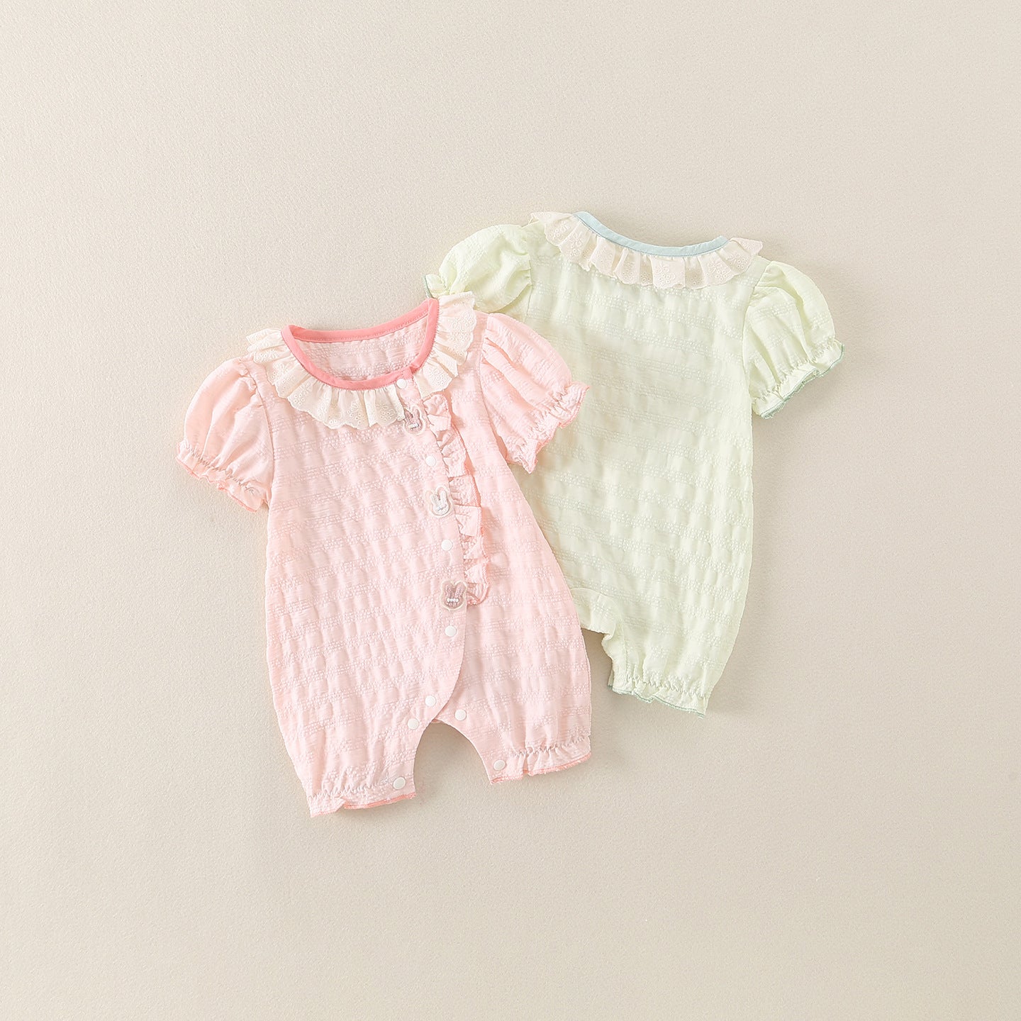 One-piece Cartoon Outfit for Baby Girls