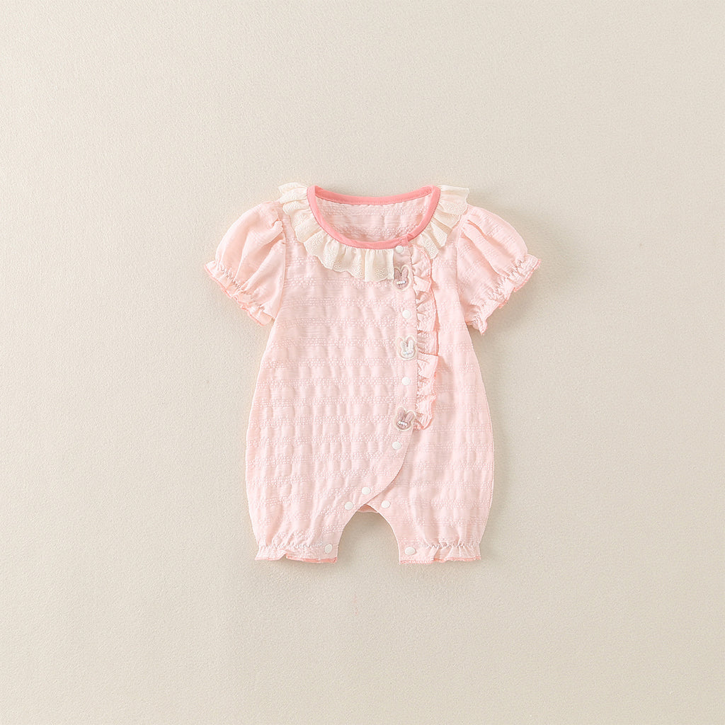 One-piece Cartoon Outfit for Baby Girls