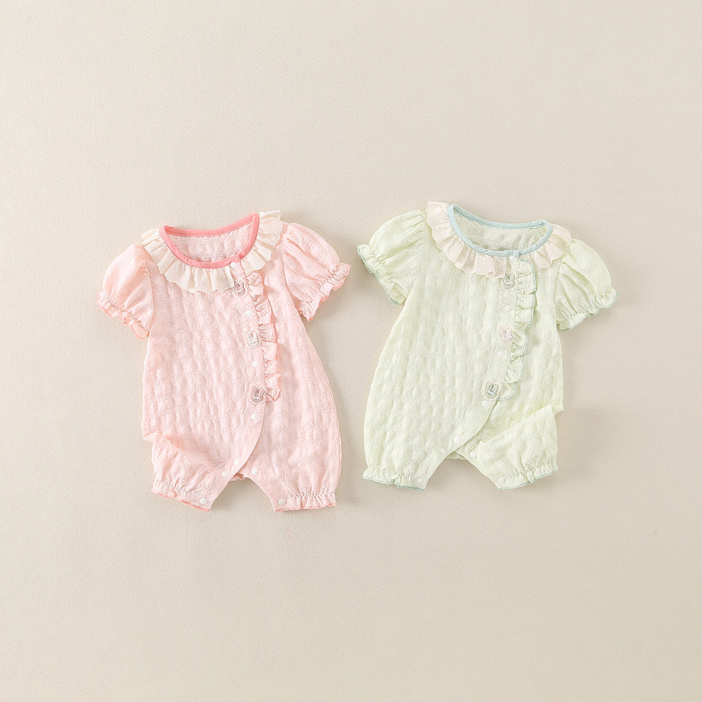 One-piece Cartoon Outfit for Baby Girls