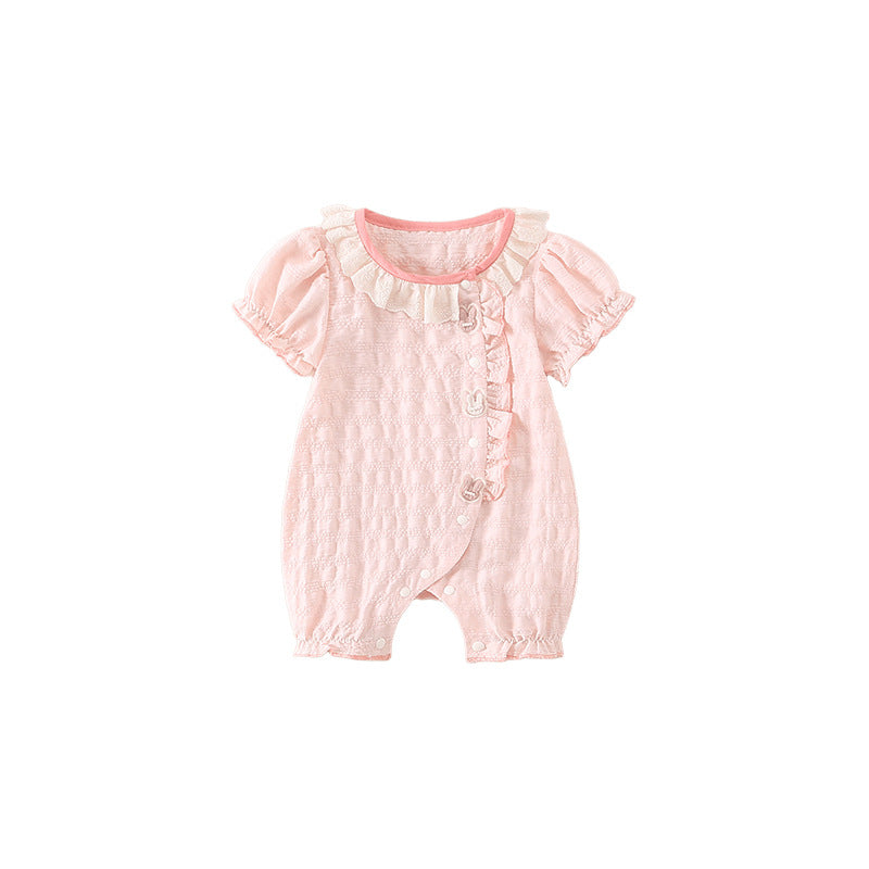 One-piece Cartoon Outfit for Baby Girls