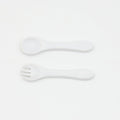 MyKids-USA® Baby Food Grade Complementary Food Training Silicone Spoon Fork Sets
